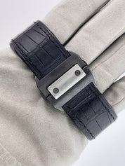 Cartier Santos 100 Chronograph Titanium Black 46mm Automatic Watch W2020005