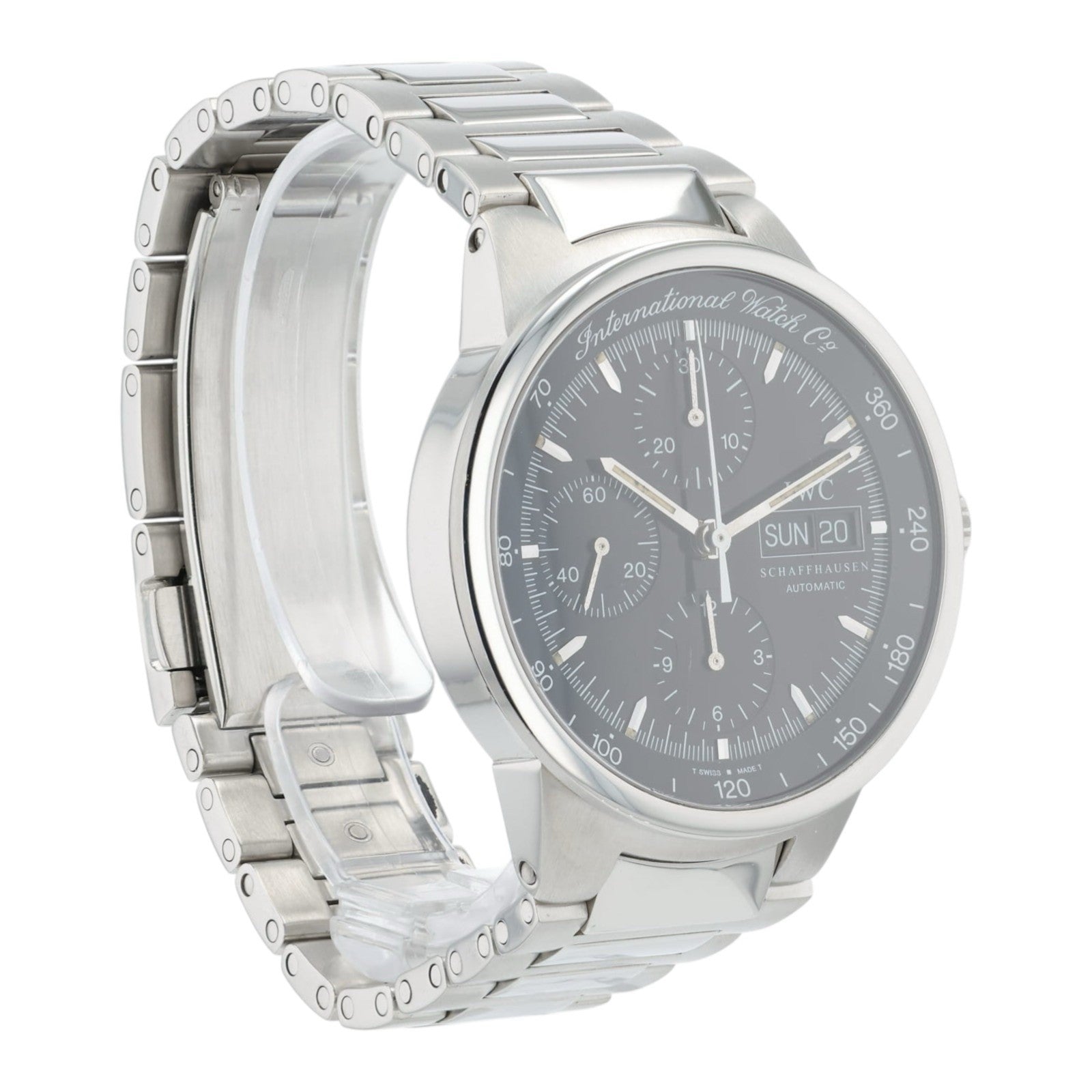 IWC GST Black Dial Stainless Steel 40mm Automatic Movement Men’s Watch IW370708