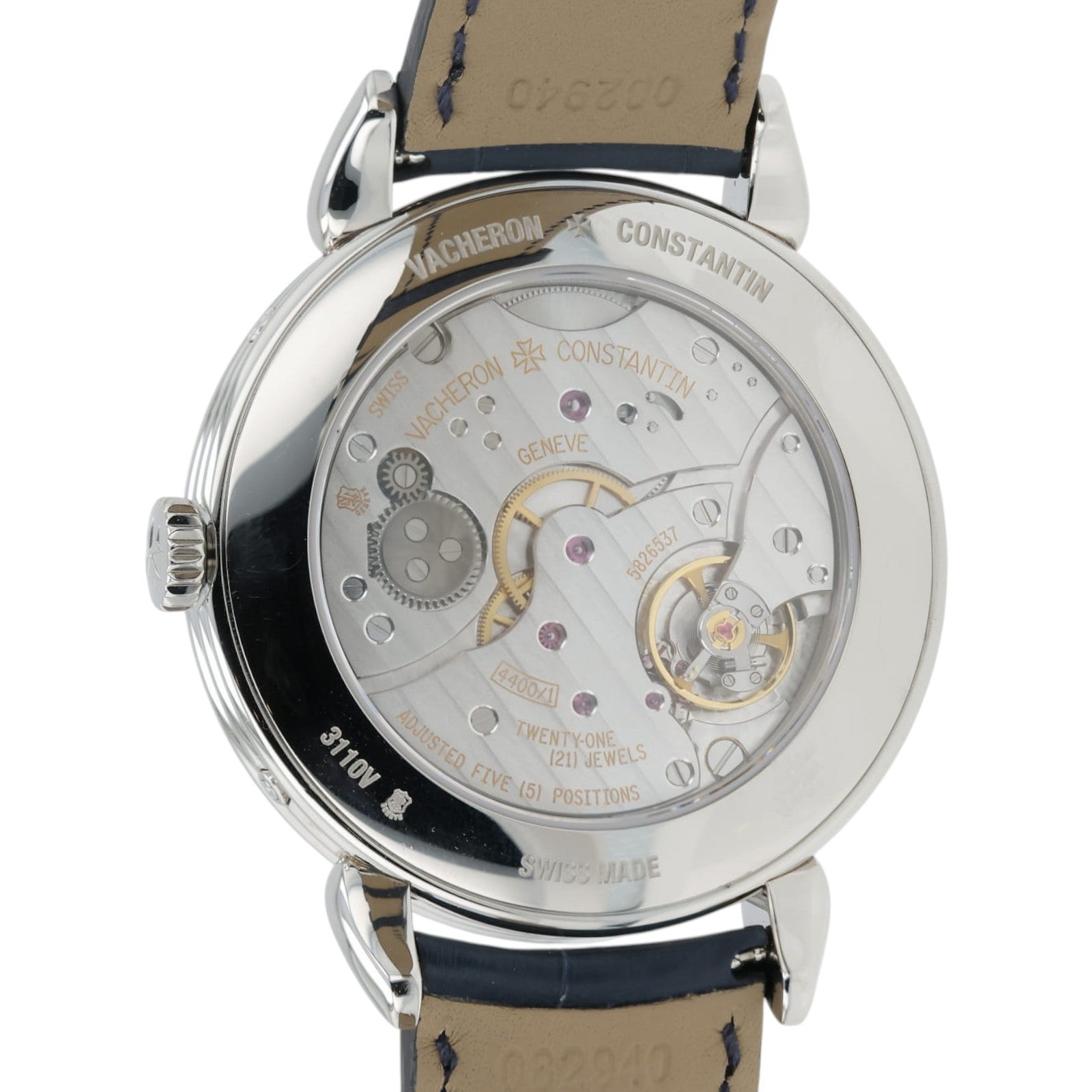 Vacheron Constantin Historiques Silver Dial Steel 40mm Manual Wind Mens 3110V