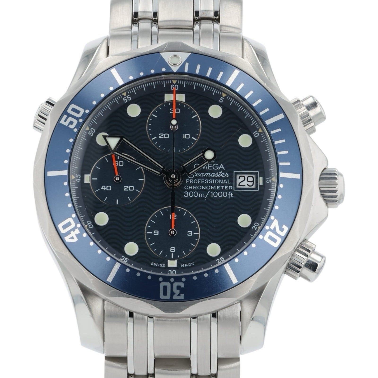 Omega Seamaster Blue Dial Stainless Steel 41.5mm Auto Men’s Watch 2599.80.00