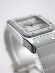 Cartier Santos 100 Stainless Steel Silver Dial 33mm Automatic Movement W20122U2