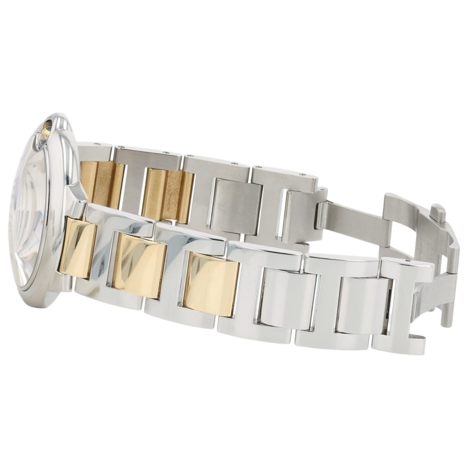 Cartier Ballon Bleu Silver Dial Gold & Steel 42mm Automatic Men’s Watch W69009Z3