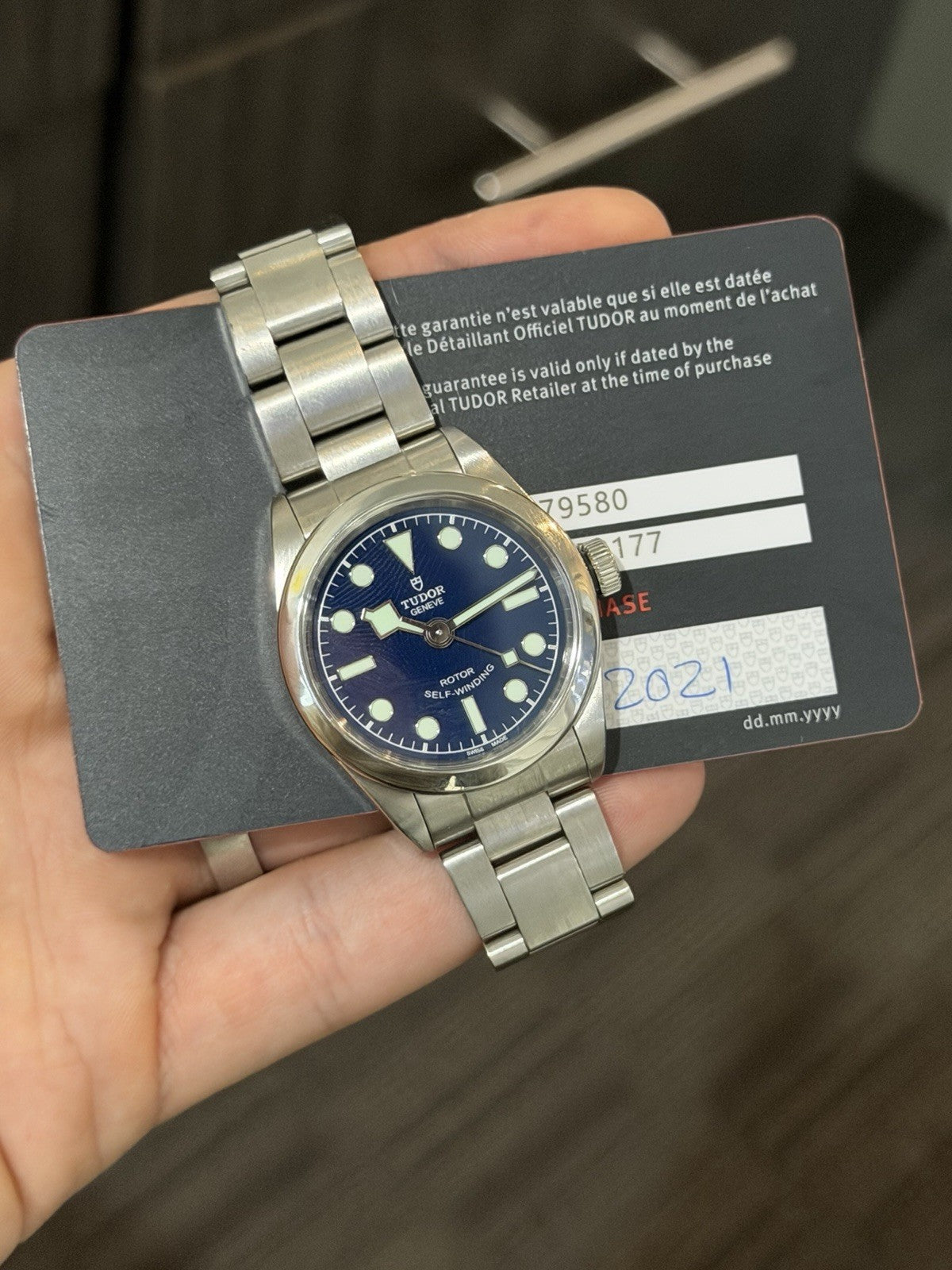 2021 Tudor Black Bay 32 Stainless Steel Blue 32mm Automatic Women's Watch