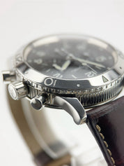Breguet Type Stainless Steel Black Dial 3800
