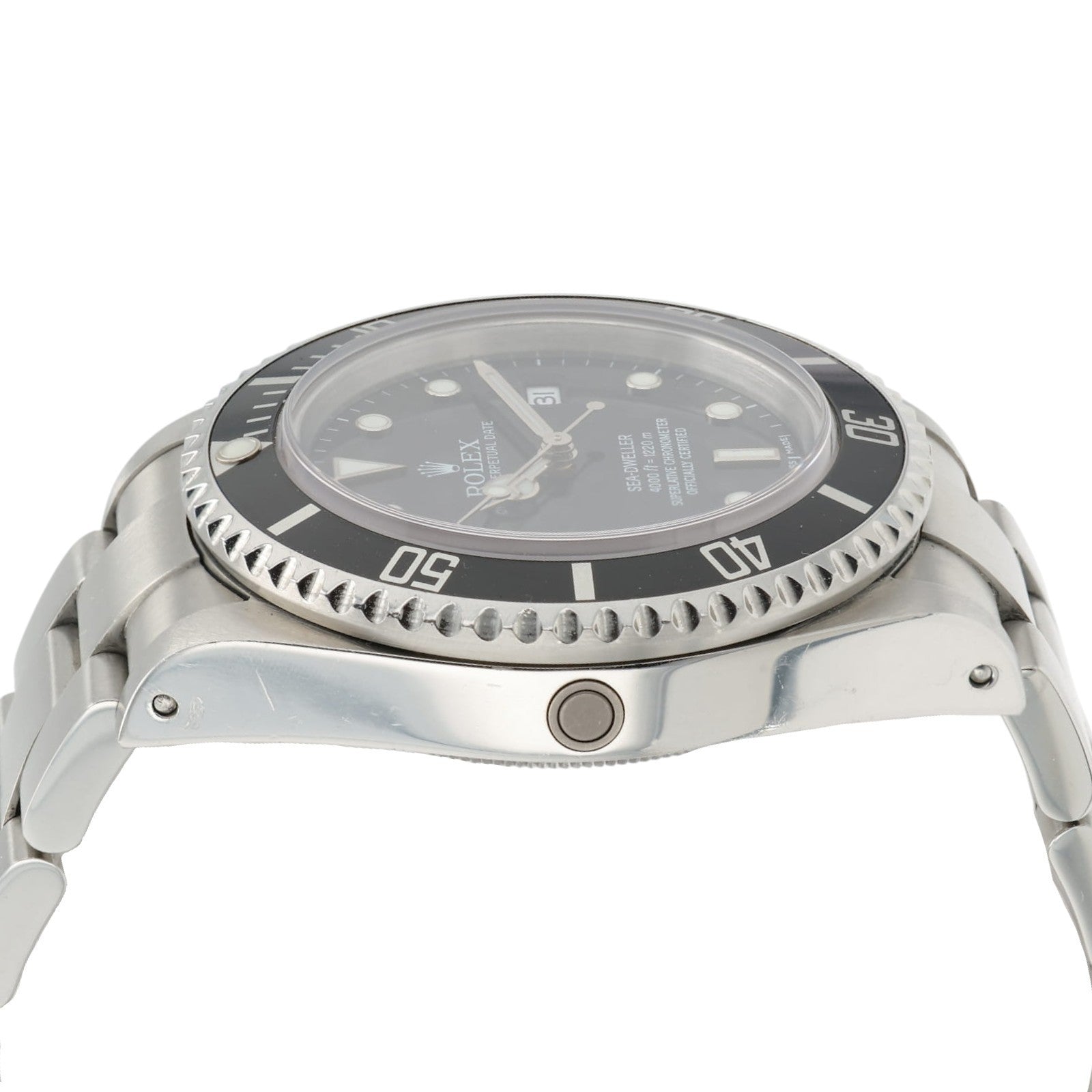 Rolex Sea-Dweller Black Dial Stainless Steel 40mm Automatic Mens Watch 16600