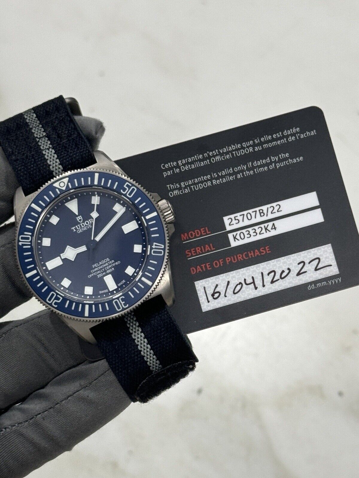 2023 Tudor Pelagos FXD 42mm Navy Blue Dial Titanium 25707B/23 Watch - Box/Papers