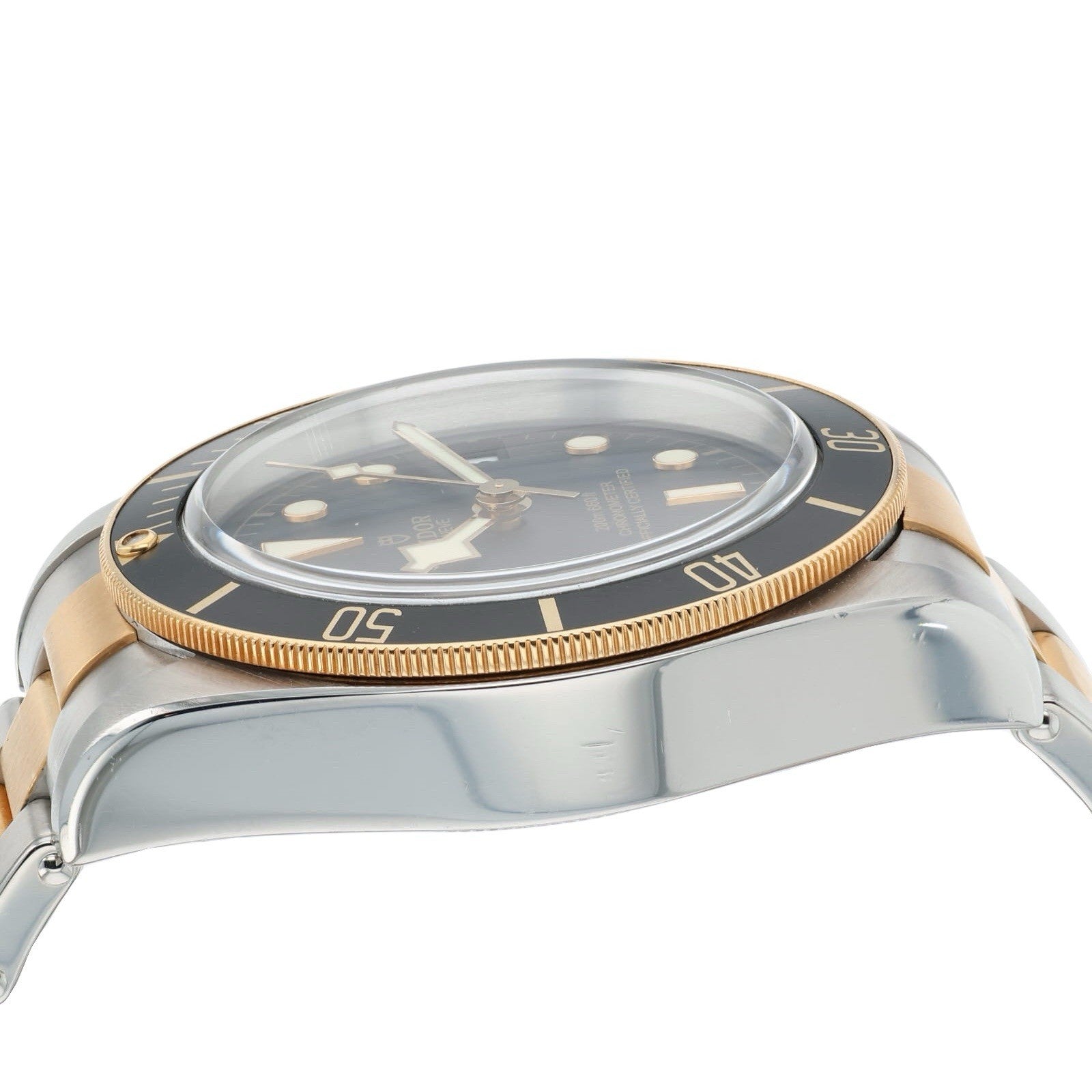 Tudor Black Bay Steel & Gold Black Dial 41mm Automatic Men’s Watch 79733N