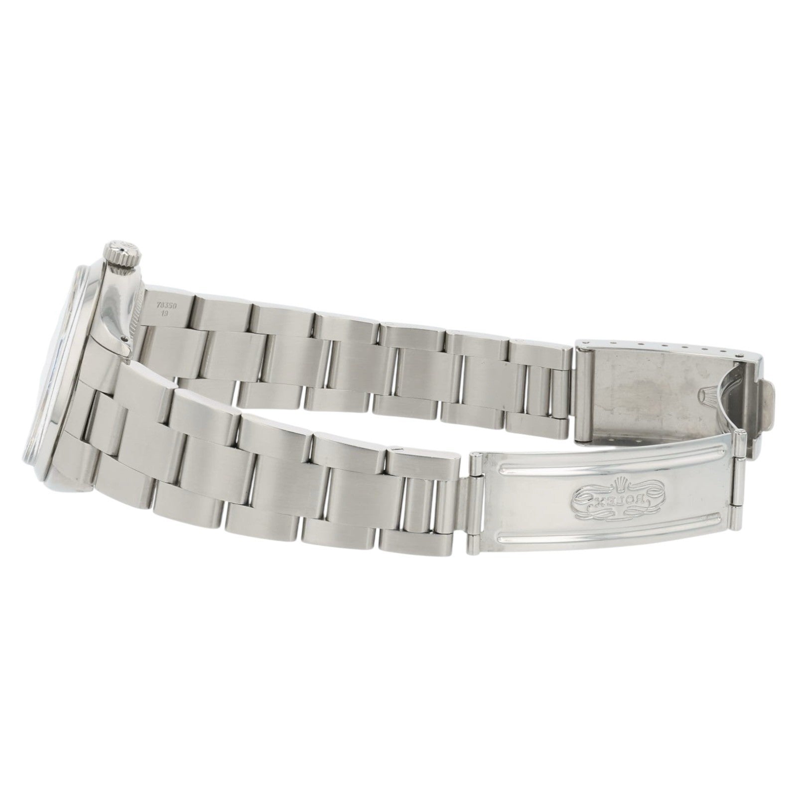 Rolex Oyster Perpetual Silver Dial Stainless Steel 34mm Auto Men’s Watch 1002
