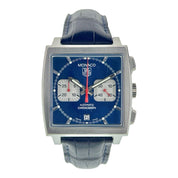 Tag Heuer Monaco Stainless Steel Blue Dial 38mm Automatic Men’s Watch CW2113