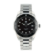 TAG Heuer Aquaracer Black Mother of Pearl Diamond Womens Watch WAY131M.BA0748