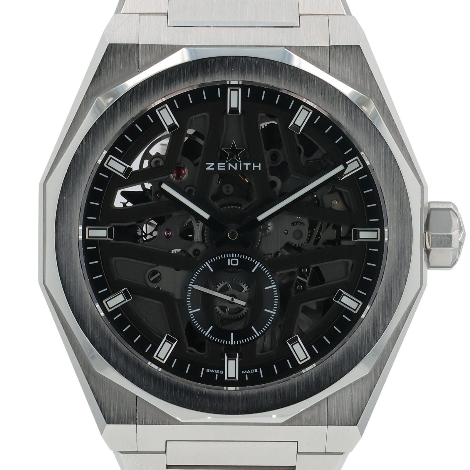 Zenith Defy Skyline Steel Skeleton Dial 41mm Automatic Men’s Watch 03.9300.3620