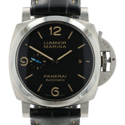Panerai Luminor Marina Black Dial Stainless Steel 44mm Automatic Mens PAM01312