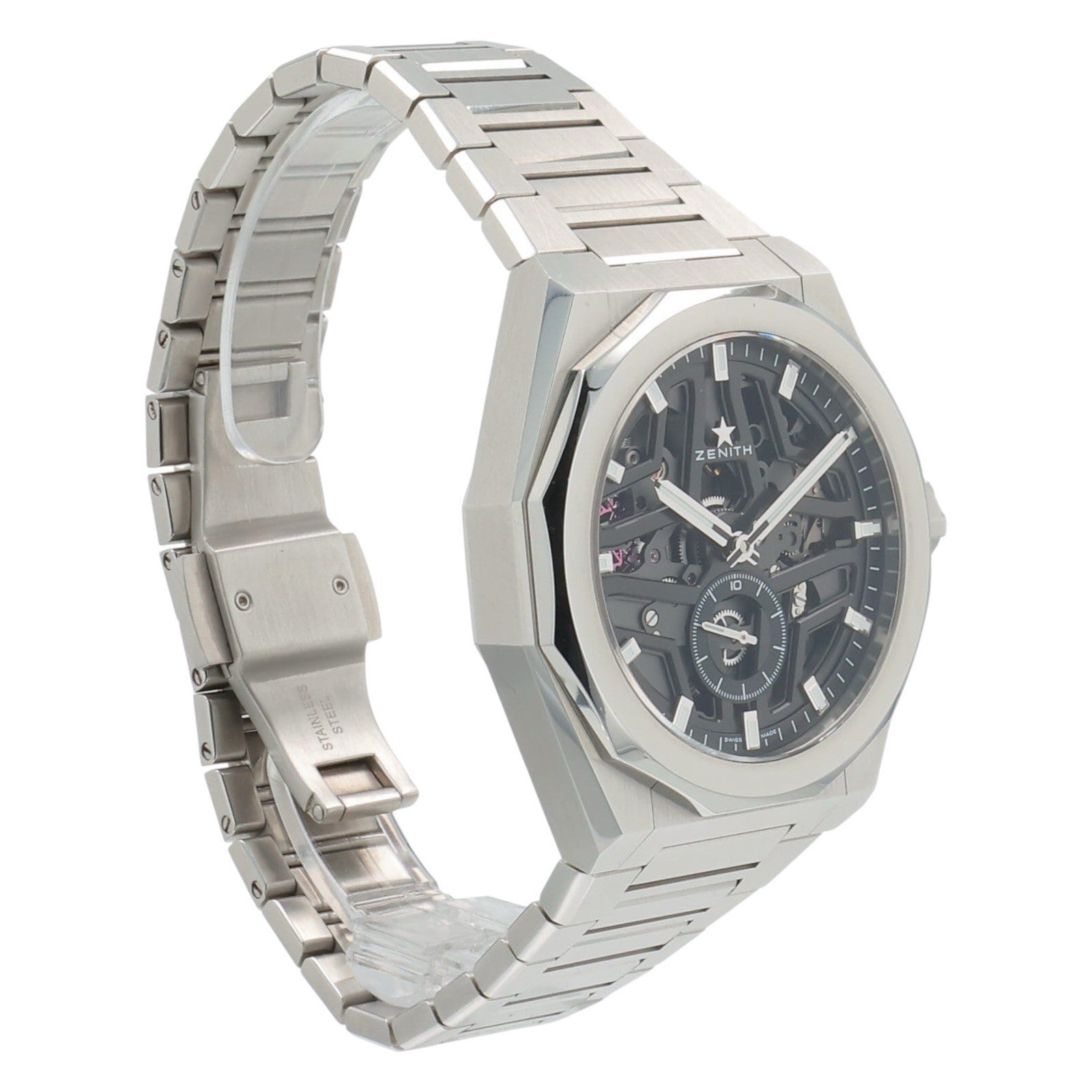 Zenith Defy Skyline Steel Skeleton Dial 41mm Automatic Men’s Watch 03.9300.3620