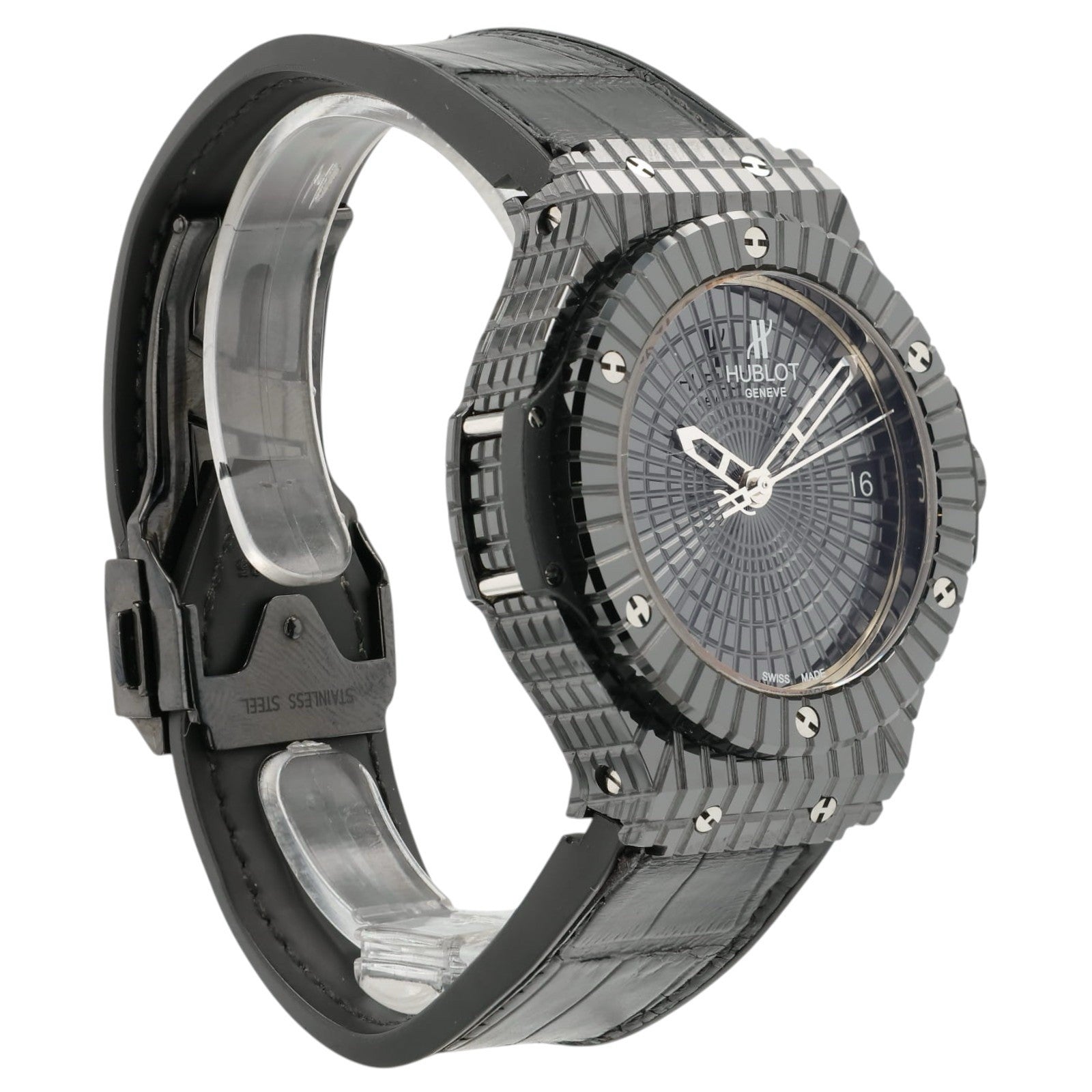 Hublot Big Bang Caviar Black Dial Ceramic 41mm Automatic Mens 346.CX.1800.RX