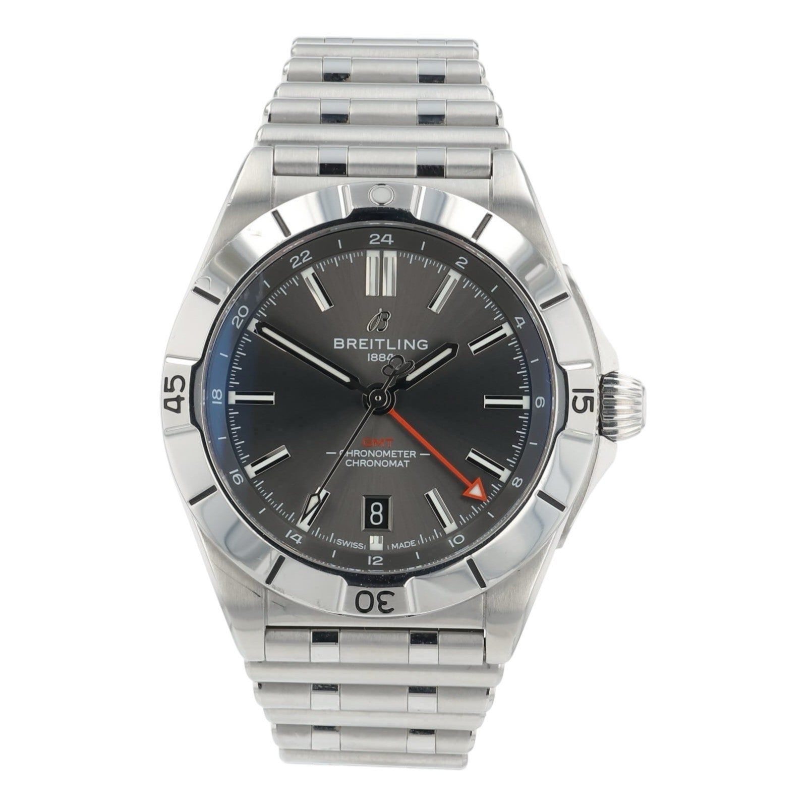 Breitling Chronomat GMT Grey Dial Stainless Steel 40mm Automatic Men’s A32398