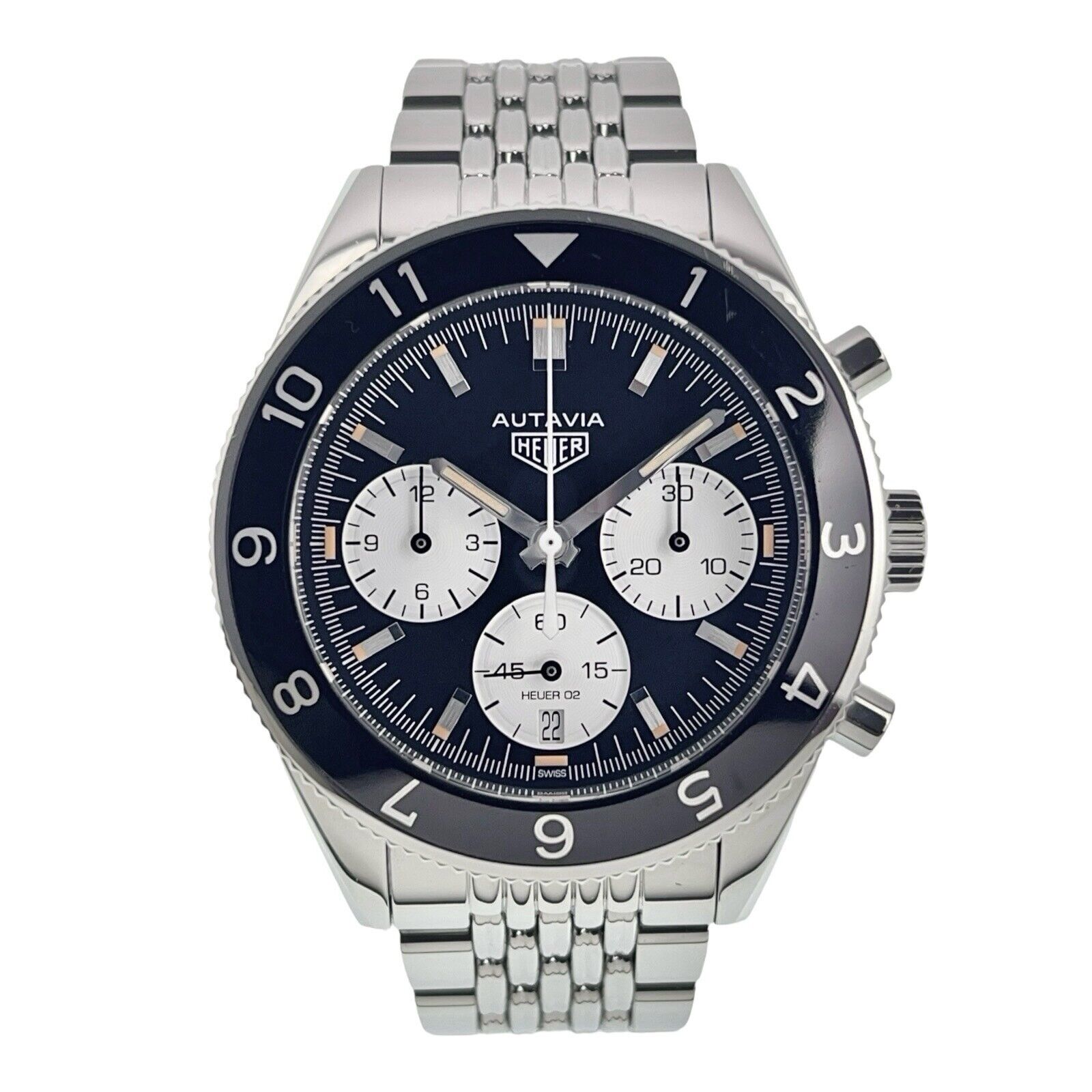 Tag Heuer Heritage Autavia Chrono Calibre Heuer 02 Watch CBE2110.BA0687