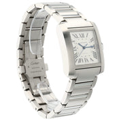 Cartier Tank Francaise Steel Silver Dial 30.5mm Automatic Men’s Watch WSTA0067