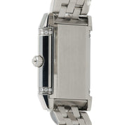 Jaeger LeCoultre Reverso Duetto Silver MOP Dial Steel 20mm Manual Watch Q2668120