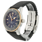 Breitling SuperOcean Heritage II Black Dial Steel & Rose Gold 42mm Mens UB2010