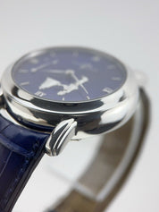 Ulysse Nardin San Marco Hour Striker Platinum 40mm Blue Lapis Dial Men’s Watch