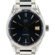 Tag Heuer Carrera Lady Blue Dial Stainless Steel 36mm Quartz Women's WBK1312