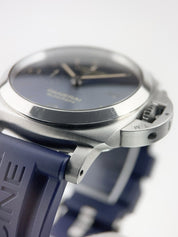 Panerai Luminor Stainless Steel Blue Dial 44mm Automatic Mens Watch PAM01033