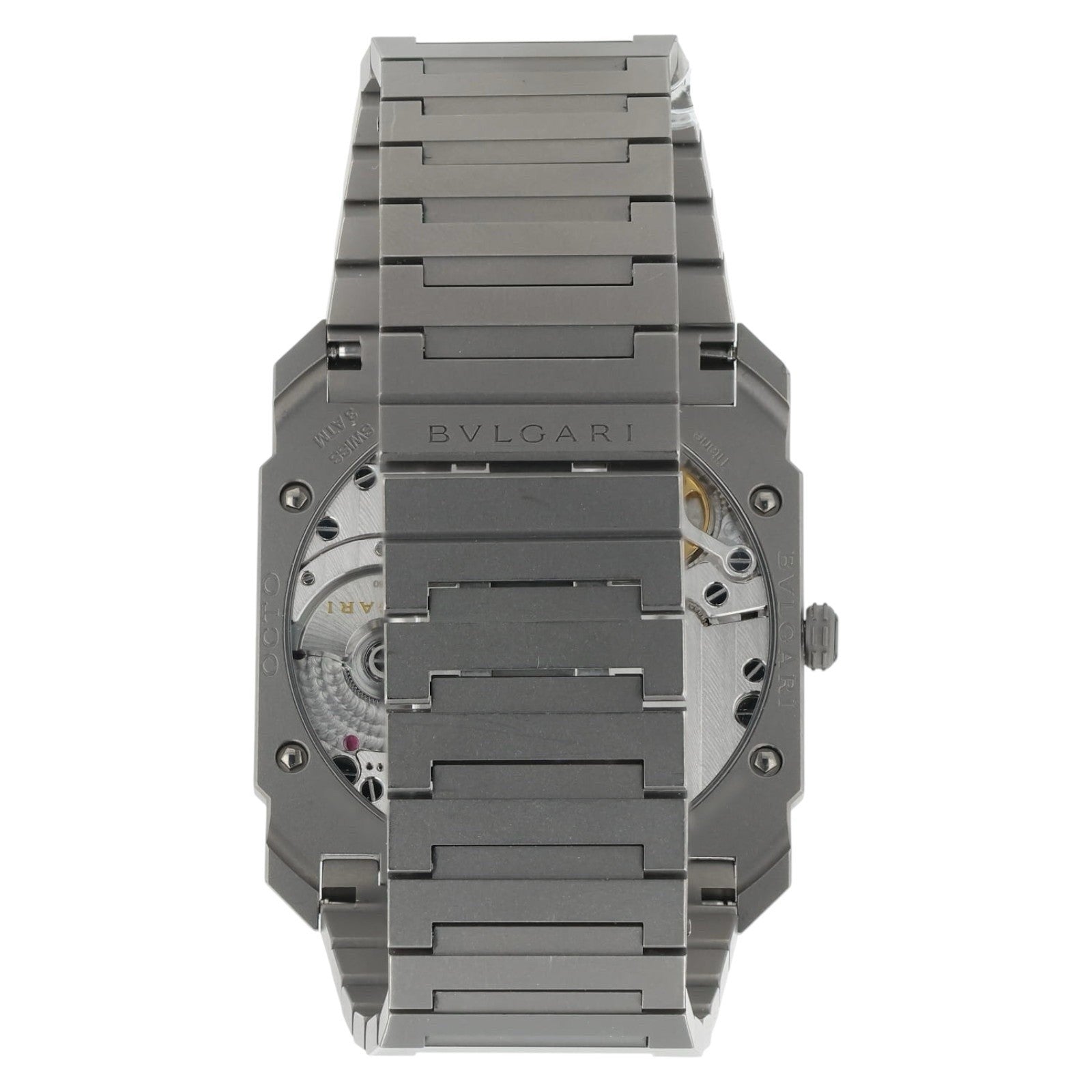 Bvlgari Octo Finissimo Titanium Grey Dial 40mm Automatic Men's Watch BGO40TXT