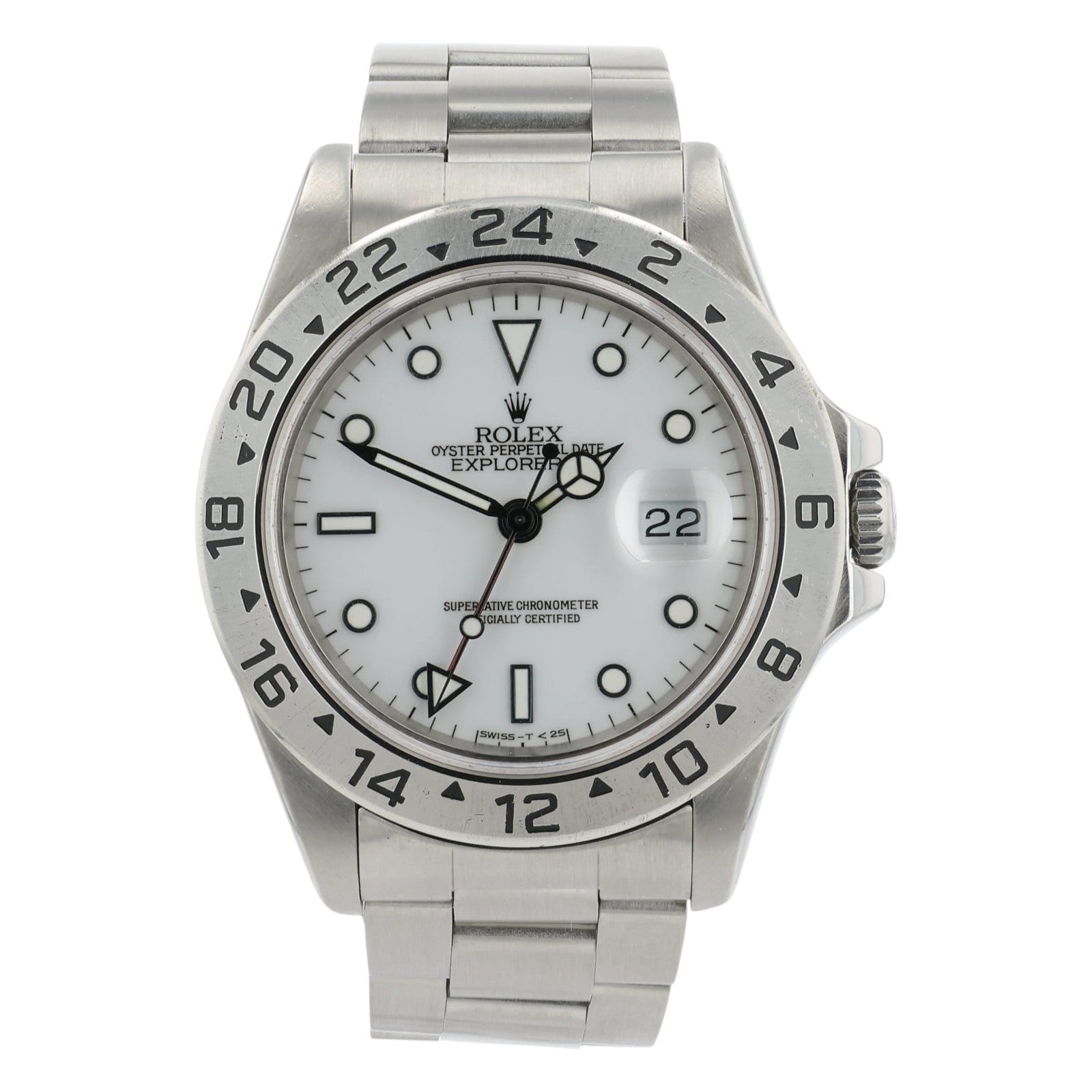 Rolex Explorer II White Polar Dial Steel 40mm Automatic Men's Watch 16570