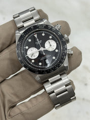 2024 Tudor Black Bay Chronograph 79360N 41mm Black Dial Stainless - Box Papers