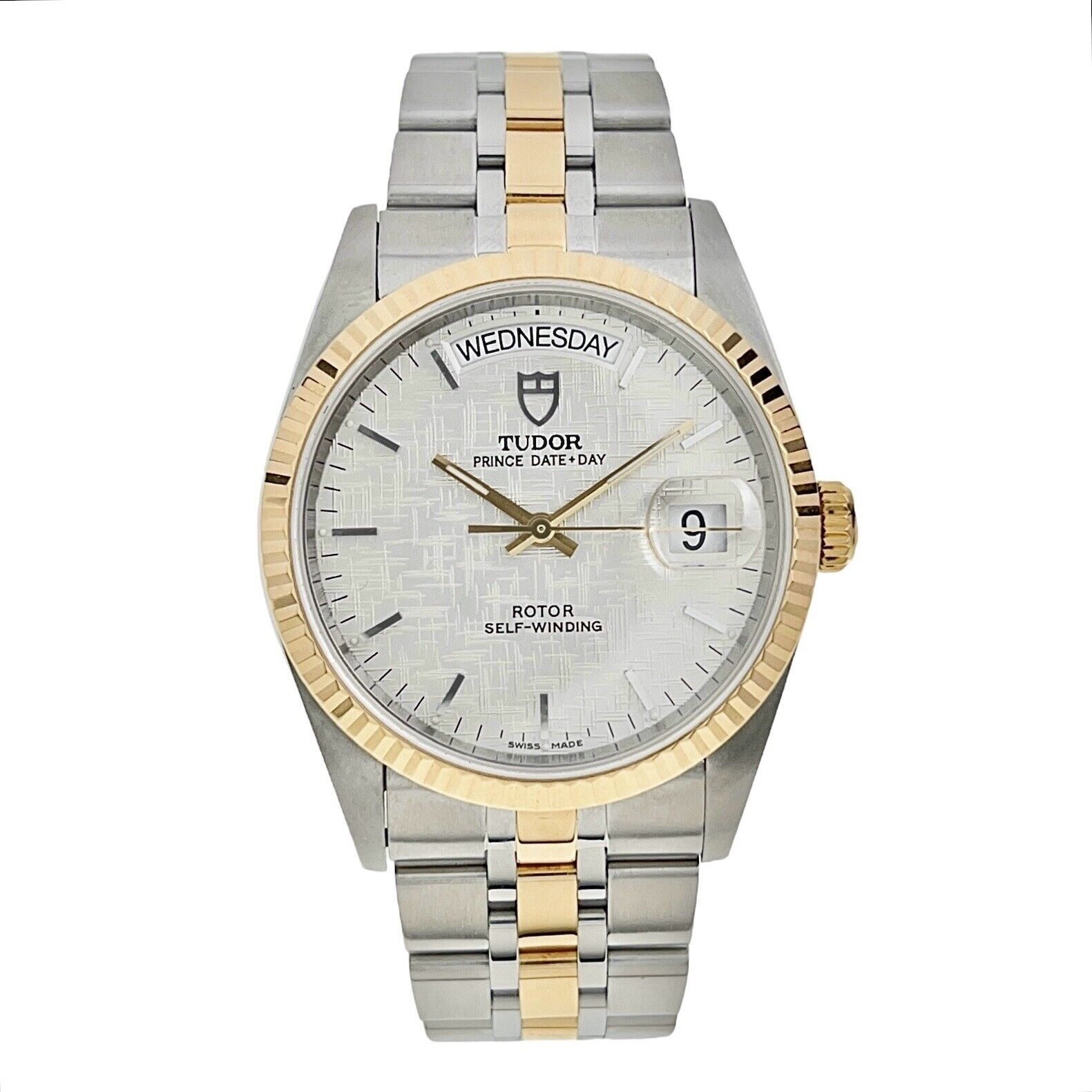 Tudor Date Day Steel and Gold 36mm Automatic Men’s Watch 76213 - Box/Papers