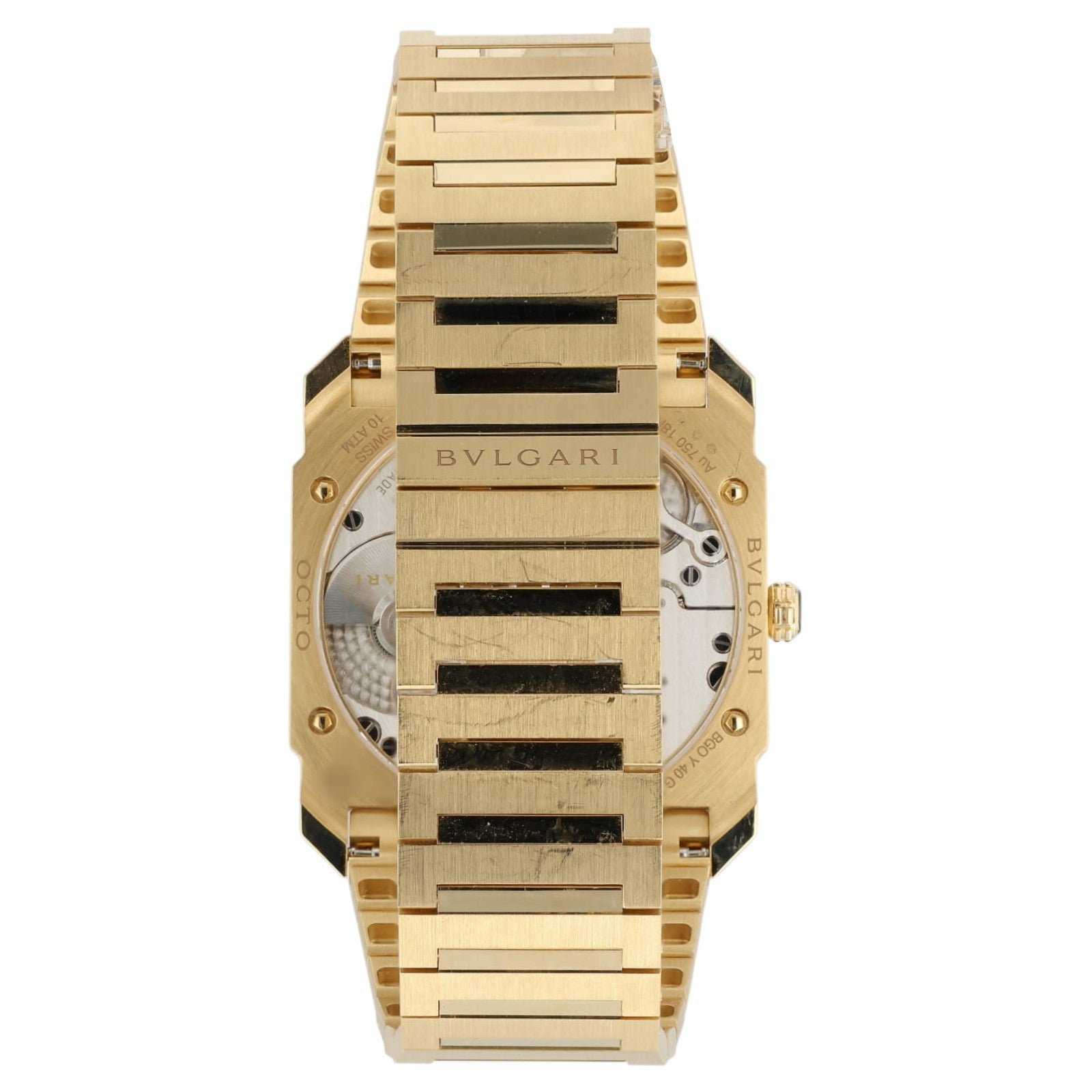 Bulgari Octo Finissimo Blue Dial 18k Yellow Gold 40mm Automatic Mens 103812
