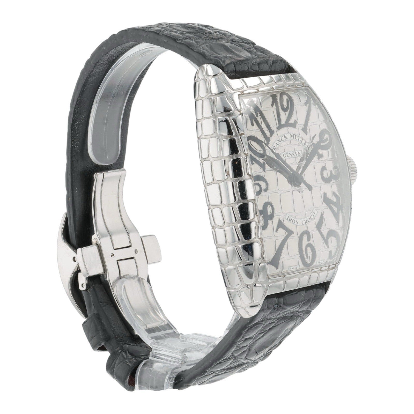 Franck Muller Cintree Curvex Steel Silver Dial 40x56mm Automatic Men’s 8880 SC