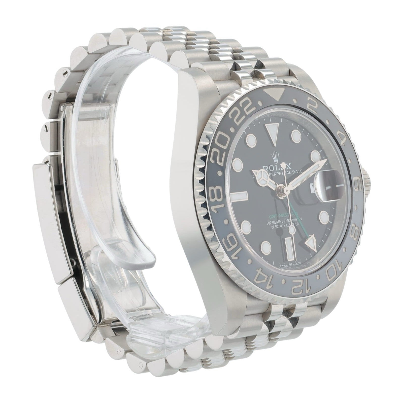 Rolex GMT-Master II Bruce Wayne Steel Black Dial 40mm Automatic Mens 126710GRNR