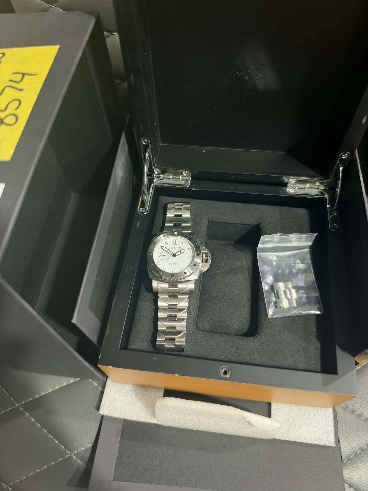 Panerai Submersible White Dial Stainless Steel 44mm Automatic Mens PAM01226
