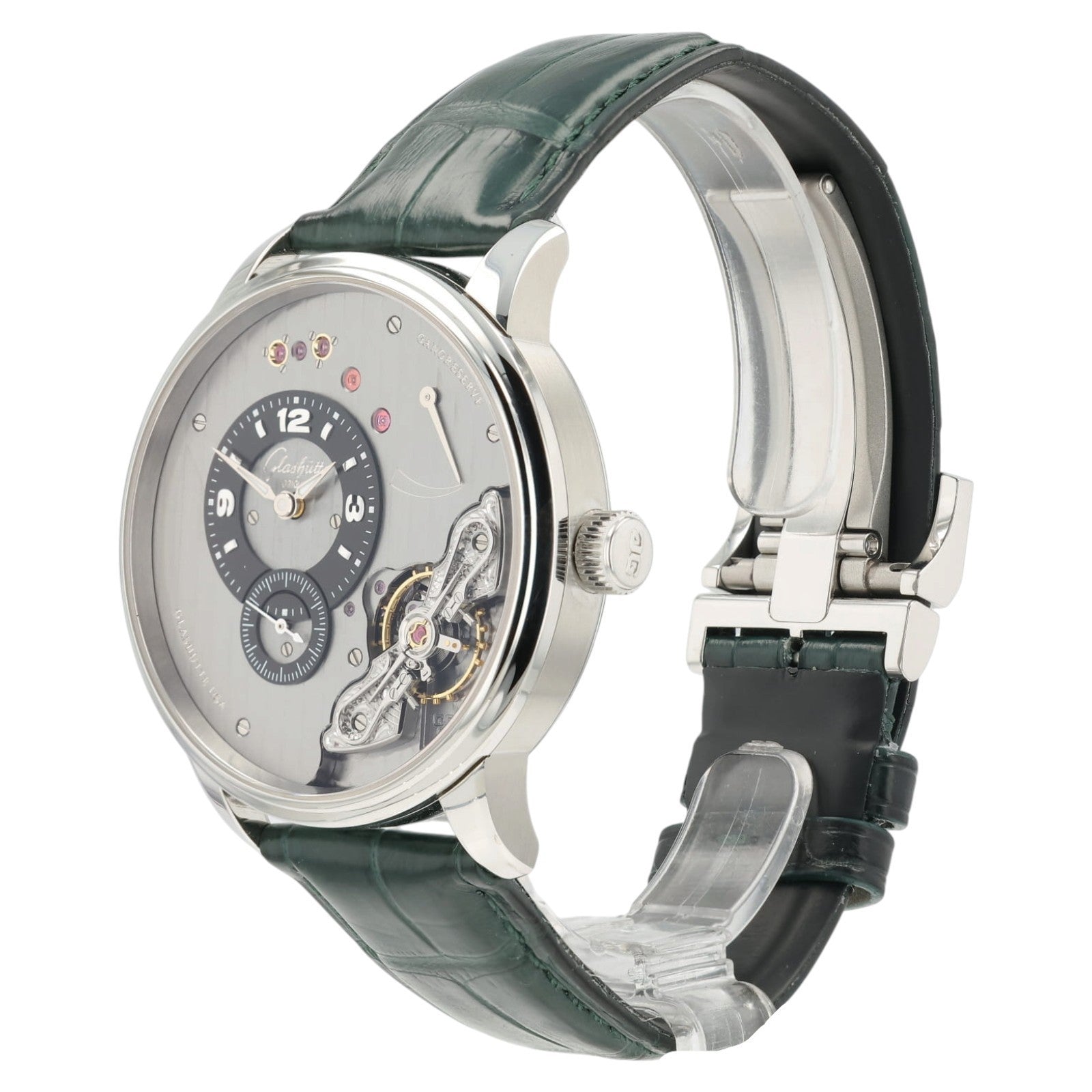 Gashutte Original PanoInverse Gray dial Steel 42mm Manual Wind 1-66-06-04-22-05