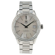 Tag Heuer Carrera Mother Of Pearl Dial Stainless Steel 32mm Quartz Watch WAR1315