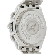 Breitling Chronomat Stainless Steel White Dial 44mm Automatic Mens A44355