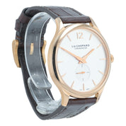 Chopard L.U.C 18k Rose Gold Silver Dial 40mm Automatic Movement Mens 161948
