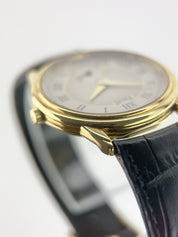 Piaget Gouverneur 18k Yellow Gold Silver Dial 34mm Manual Wind Men's Watch 15968