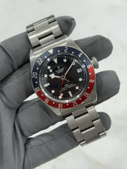 2024 Tudor Black Bay GMT Pepsi Black Dial Stainless Steel Men's Watch 79830RB