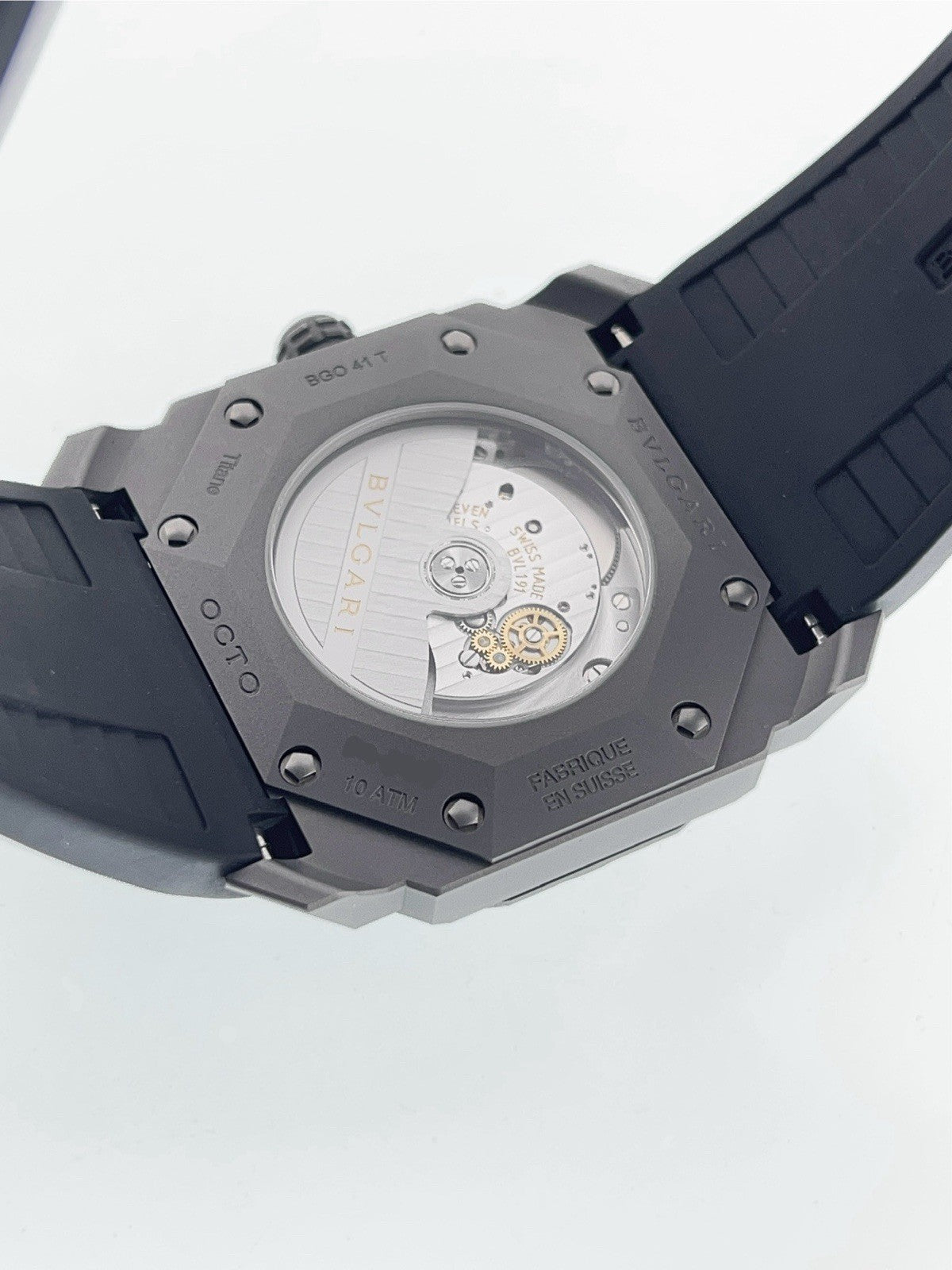Bulgari Octo Titanium Grey Dial 41mm Automatic Movement Mens Watch BGO41T