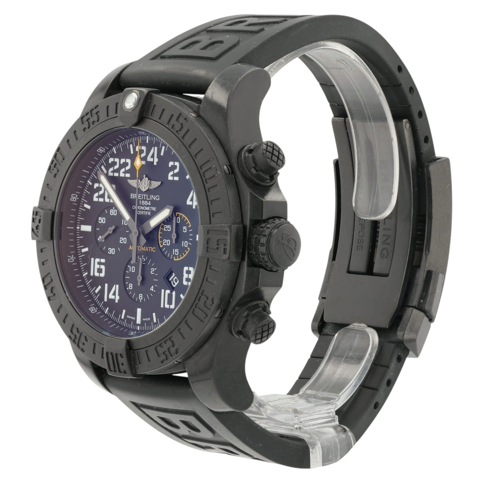 Breitling Avenger Hurricane Black Dial Carbon Case 50mm Automatic Mens XB1210