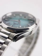 Omega Seamaster Steel Turquoise Dial 38mm Automatic Men's 220.10.38.20.03.005