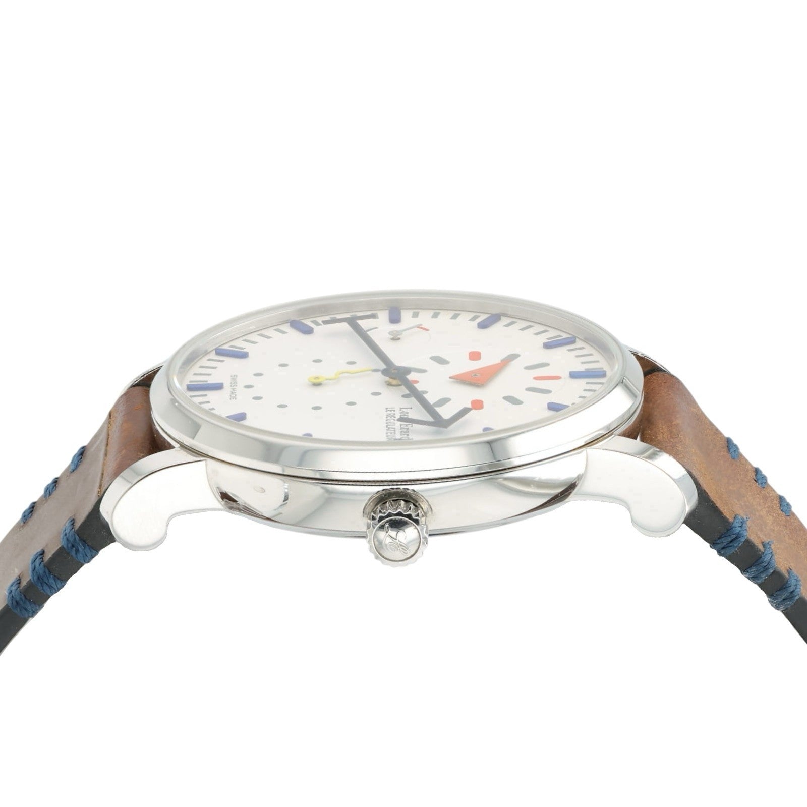 Louis Erard Le Regulateur Silver Dial Steel 40mm Manual Wind Mens Watch