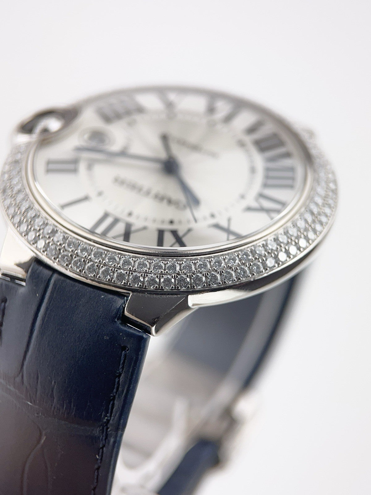 Cartier Ballon Bleu 18k White Gold Silver Dial 42mm Automatic Men’s WE9009Z3