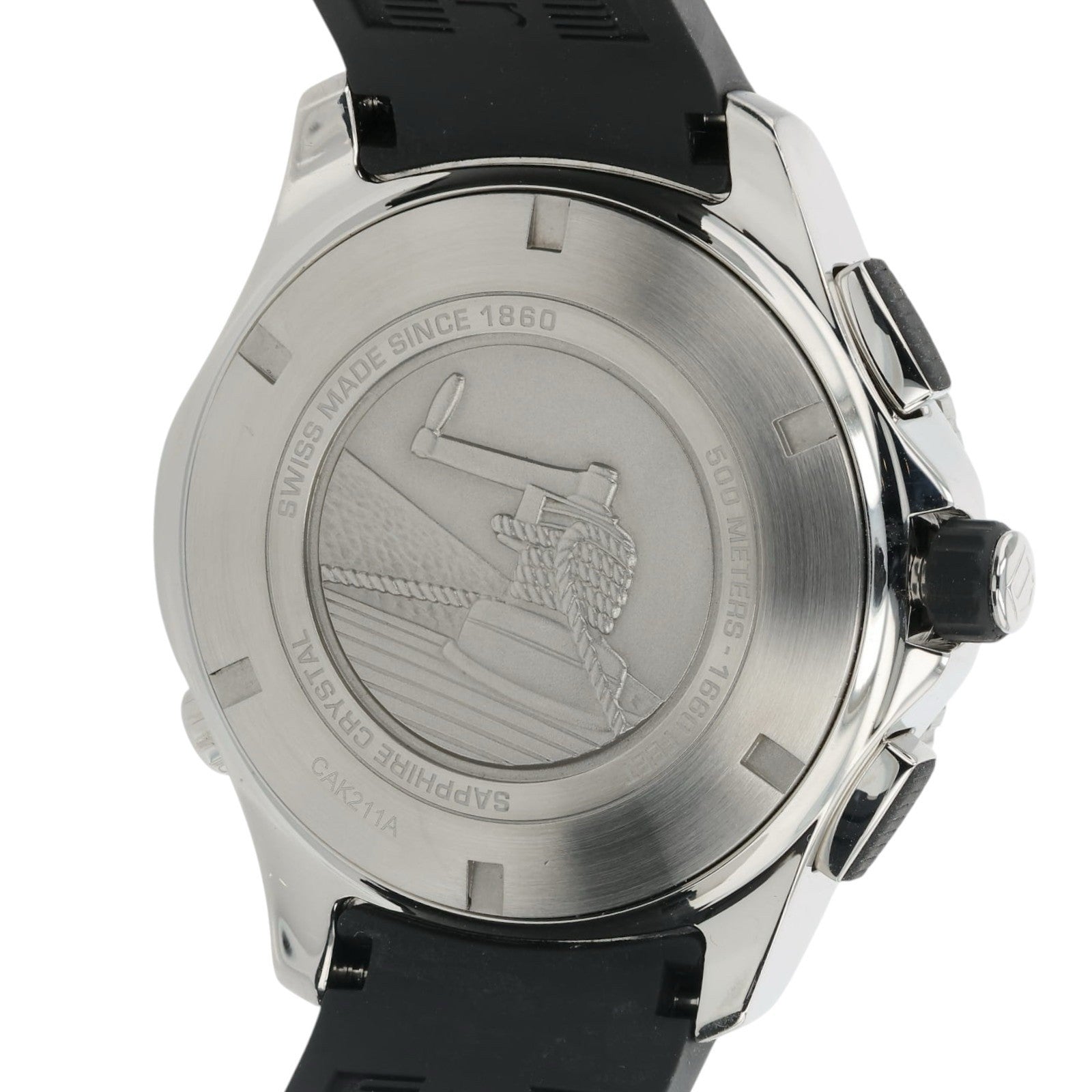 Tag Heuer Aquaracer Black Dial Stainless Steel 46.2mm Automatic Men’s CAK211A