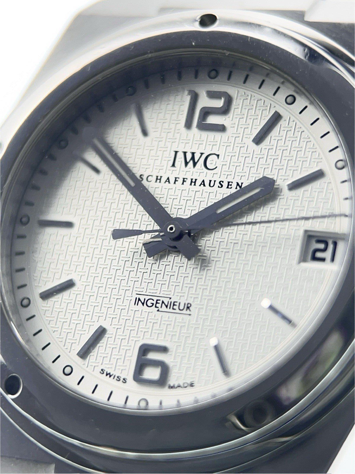 IWC Ingenieur Stainless Steel White Dial 34mm Automatic Men’s Watch IW451501