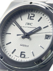 IWC Ingenieur Stainless Steel White Dial 34mm Automatic Men’s Watch IW451501