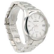 Grand Seiko “Morning Frost” Silver Dial Stainless Steel 40mm Auto Mens SBGA465