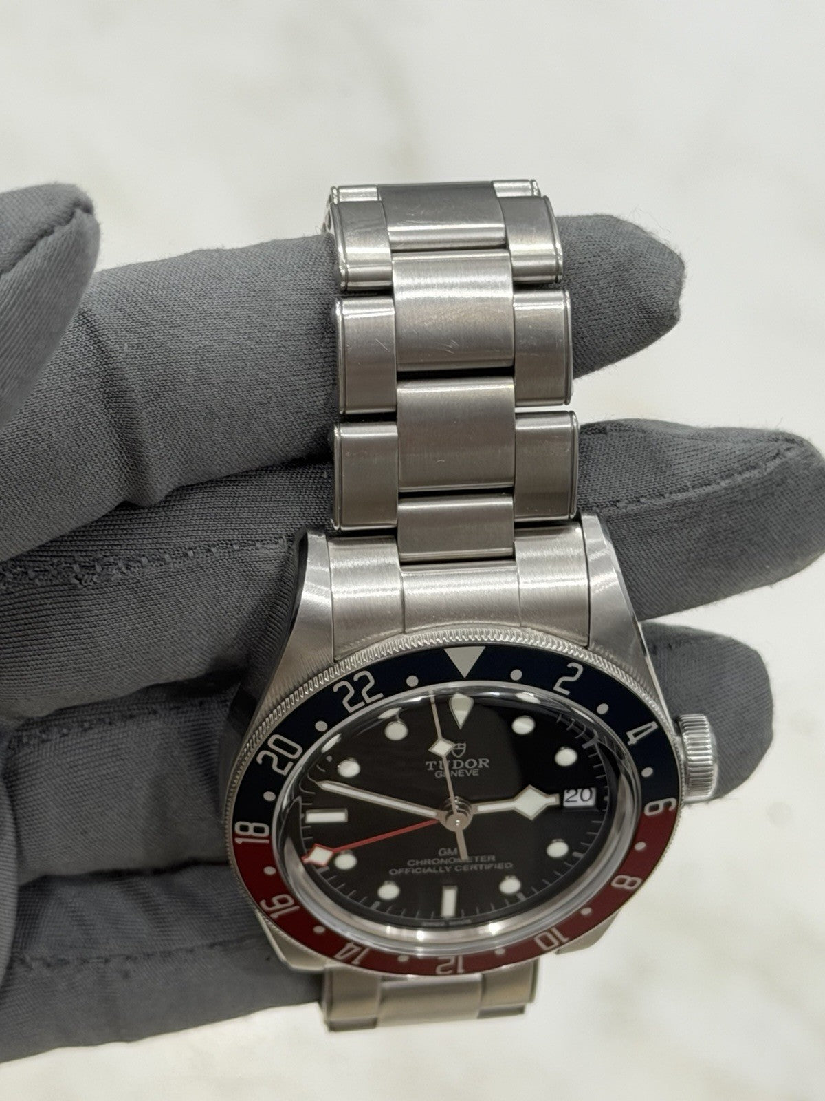 Tudor Black Bay GMT Pepsi Black Dial Stainless Steel Men's Watch 79830RB